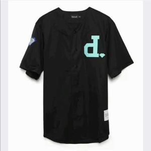 Diamond Supply Co Black Baseball Jersey